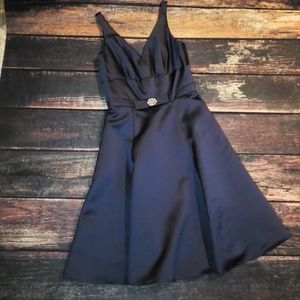 NWT Alfred ANGELO Navy Bridesmaid Dress